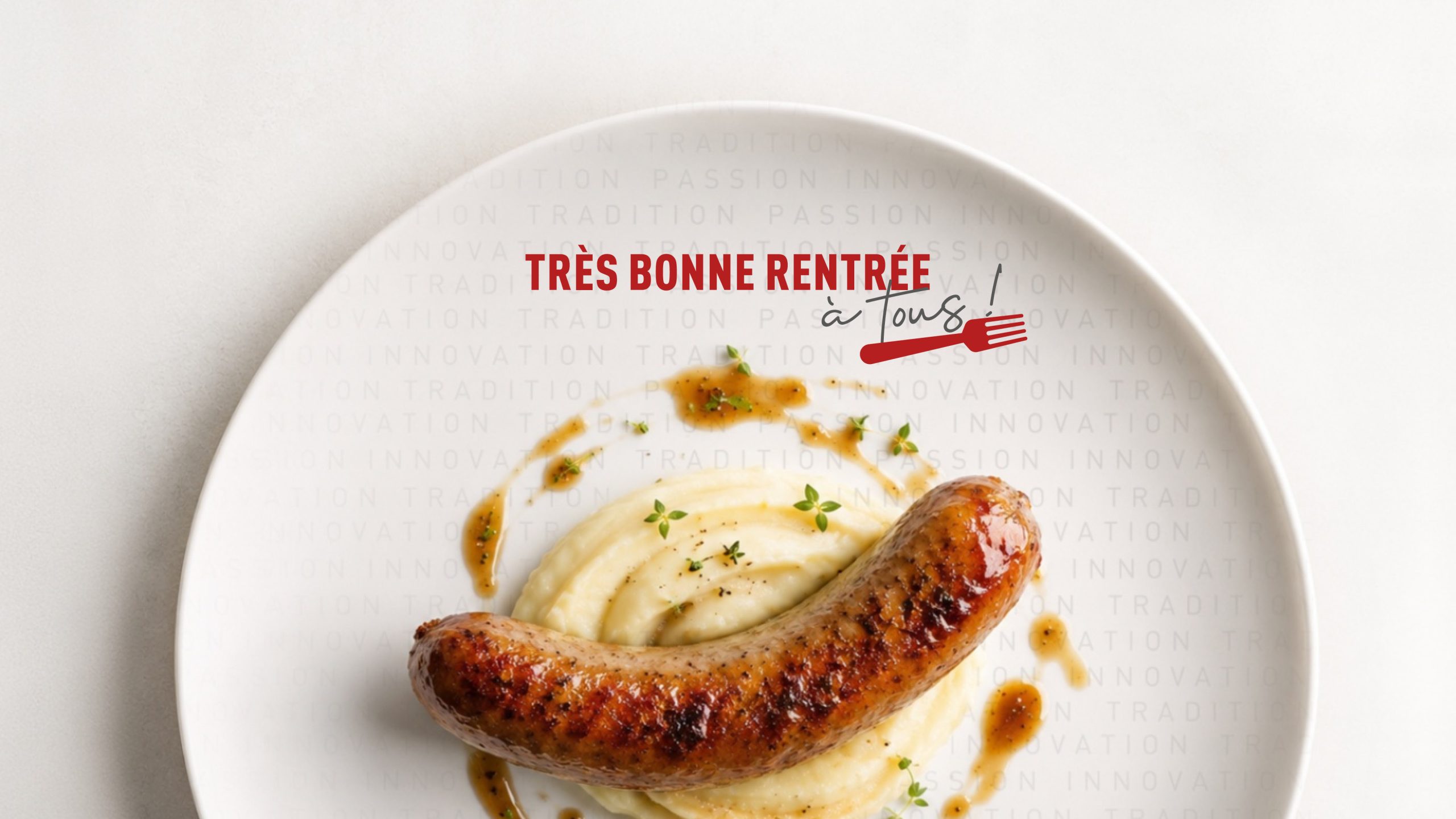 rentrée saucisse purée